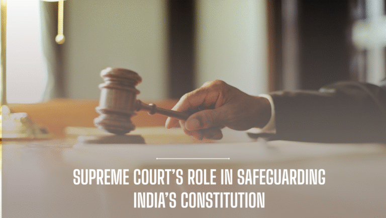 The Role of Judiciary in Safeguarding Democracy